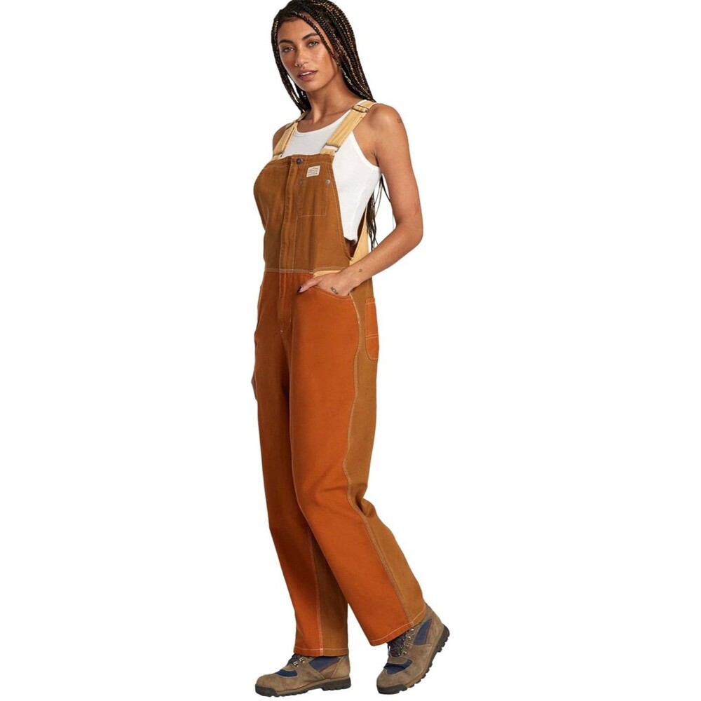 RVCA Overall Women's 28 Trader Jumpsuit New!